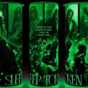 Glow in the Dark Sleep Token - Vessel - II - III - IV Rock Band Cup Mug Tumbler